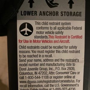 Airport approved car seat